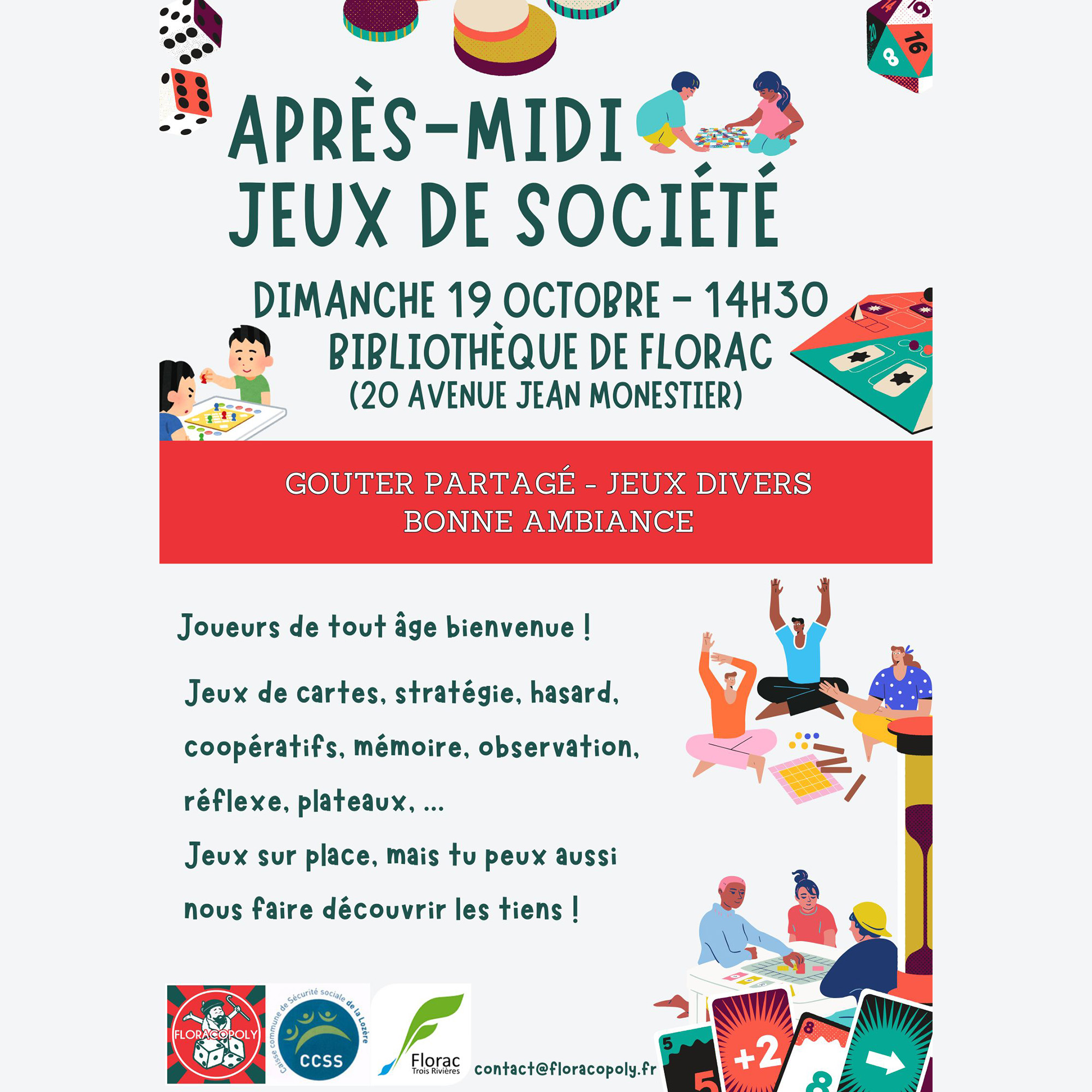 Après-midi jeux à la bibliothèque