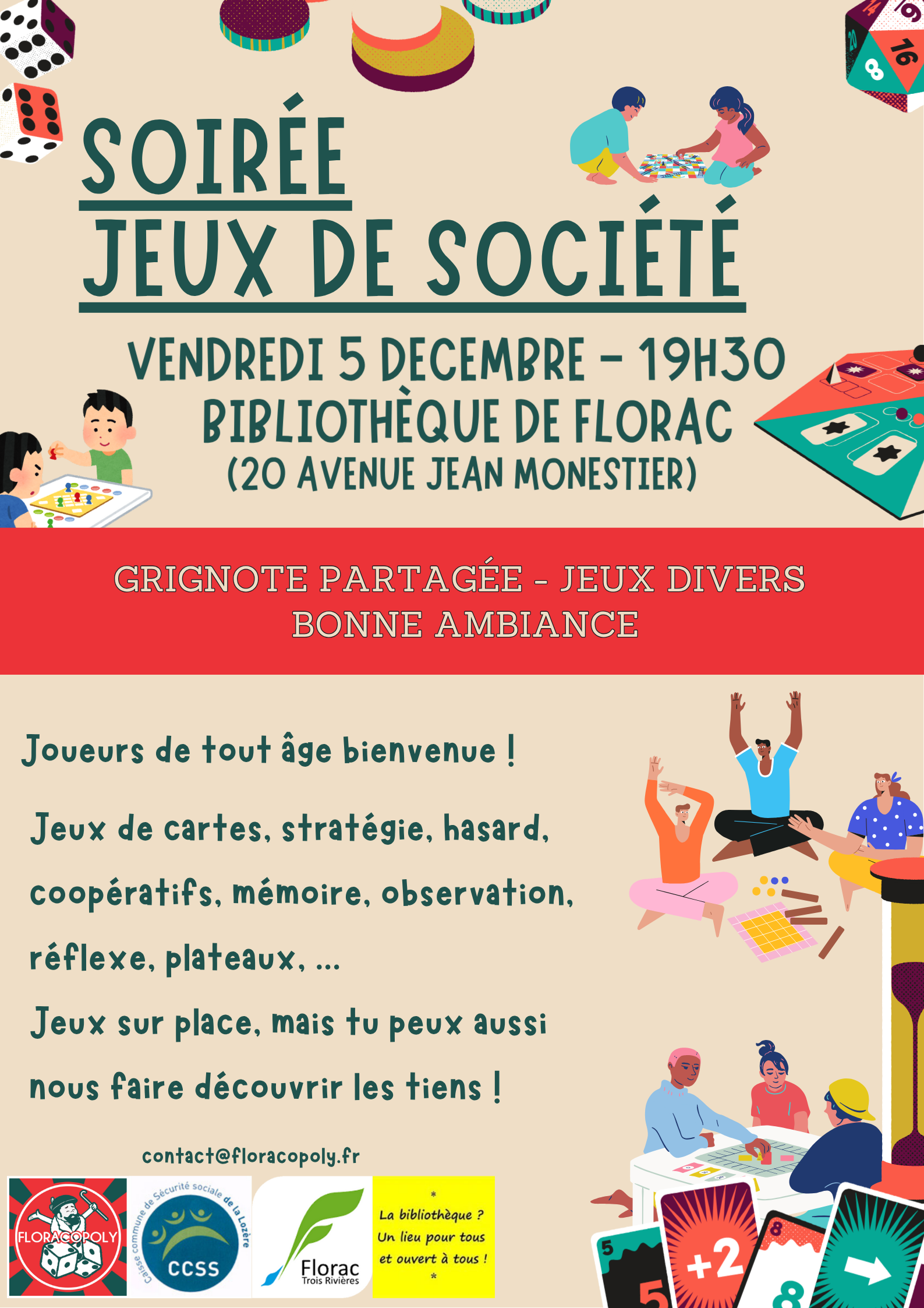 Soirée jeux de société