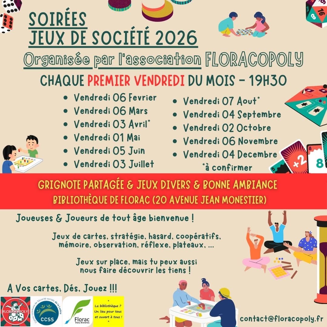 Soirée jeux à la Bibliothèque